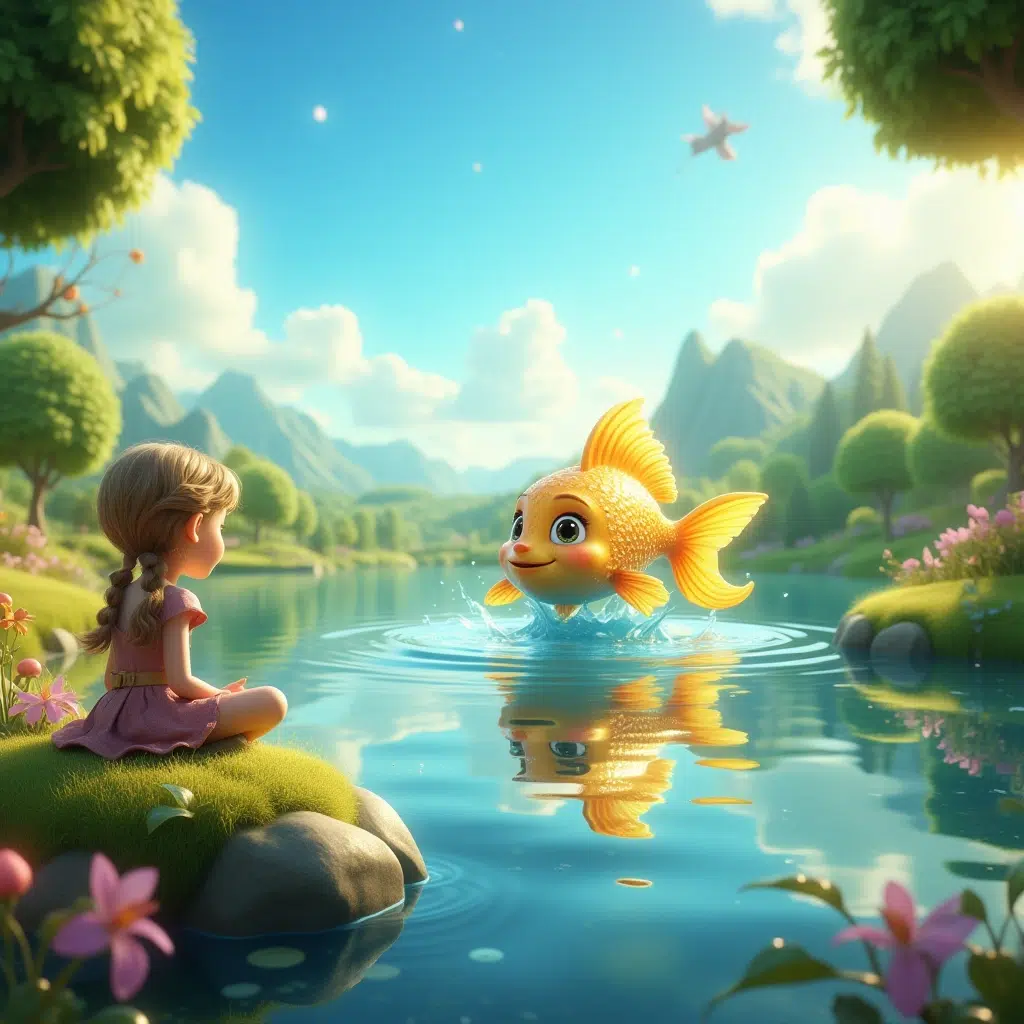 Zlatna Riba u Mirnom Jezeru